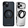 Mobilize MagSafe Compatible 360 Rotating Ring Stand Case Apple iPhone 13/14 Clear/Black
