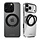 Mobilize MagSafe Compatible 360 Rotating Ring Stand Case Apple iPhone 16 Pro Clear/Black