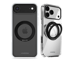 Mobilize Mobilize MagSafe Compatible 360 Rotating Ring Stand Case Apple iPhone Air Clear/Black