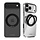 Mobilize MagSafe Compatible 360 Rotating Ring Stand Case Apple iPhone Air Clear/Black