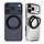 Mobilize MagSafe Compatible 360 Rotating Ring Stand Case Apple iPhone 17 Pro Max Clear/Black