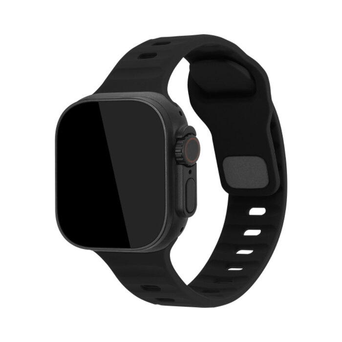 Mobilize Mobilize Silicon Watch Band - Sports - for Apple 38/40/41/(Gen 10+) 42mm - Black