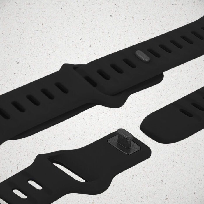 Mobilize Mobilize Silicon Watch Band - Sports - for Apple 38/40/41/(Gen 10+) 42mm - Black