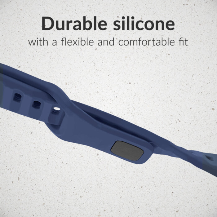 Mobilize Mobilize Silicon Watch Band - Sports - for Apple 42 (Gen 1 t/m 3)/44/45/46/49mm - Blue
