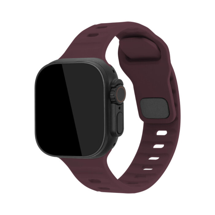 Mobilize Mobilize Silicon Watch Band - Sports - for Apple 38/40/41/(Gen 10+) 42mm - Bordeaux