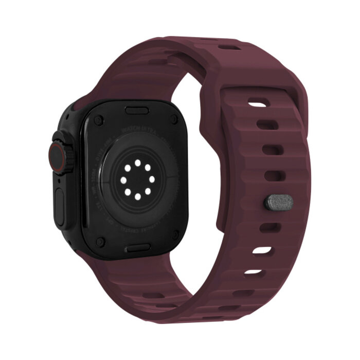 Mobilize Mobilize Silicon Watch Band - Sports - for Apple 38/40/41/(Gen 10+) 42mm - Bordeaux