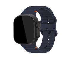 Mobilize Mobilize Silicon Watch Band met Gesp voor Apple Watch 38/40/41/42mm - Blauw