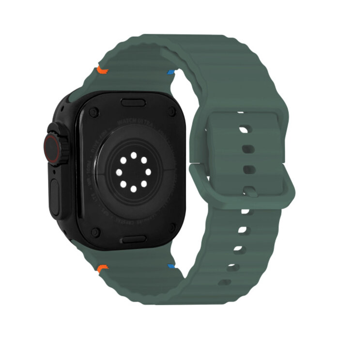 Mobilize Mobilize Silicon Watch Band - Buckle - for Apple 38/40/41/(Gen 10+) 42mm - Green