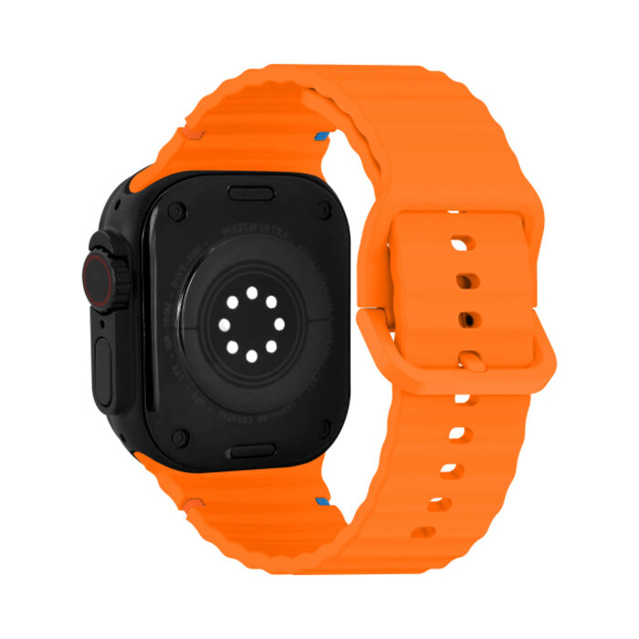 Mobilize Mobilize Silicon Watch Band - Buckle - for Apple 38/40/41/(Gen 10+) 42mm - Orange
