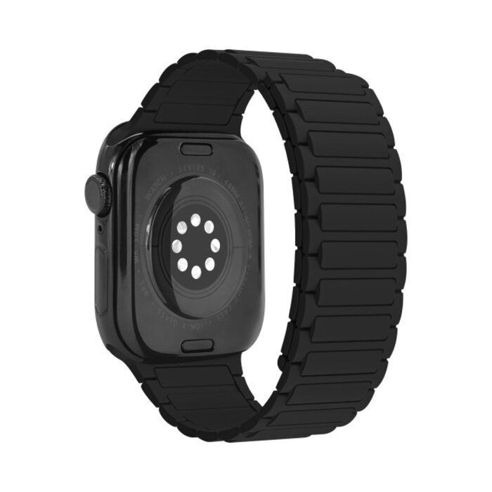 Mobilize Mobilize Silicon Watch Band - Magnetic - for Apple 38/40/41/(Gen 10+) 42mm - Black