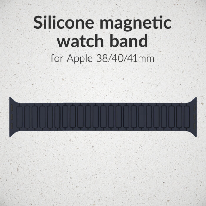 Mobilize Mobilize Silicon Watch Band - Magnetic - for Apple 38/40/41/(Gen 10+) 42mm - Blue