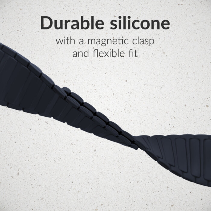 Mobilize Mobilize Silicon Watch Band - Magnetic - for Apple 38/40/41/(Gen 10+) 42mm - Blue