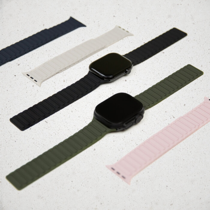 Mobilize Mobilize Silicon Watch Band - Magnetic - for Apple 38/40/41/(Gen 10+) 42mm - Blue