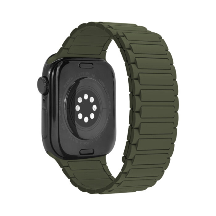 Mobilize Mobilize Silicon Watch Band - Magnetic - for Apple 38/40/41/(Gen 10+) 42mm - Green