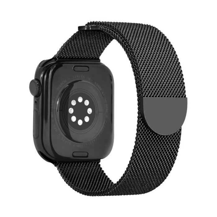 Mobilize Mobilize Milanese Horlogeband voor Apple Watch 38/40/41/42mm - Zwart