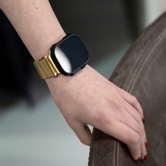 Mobilize Mobilize Milanese Watch Band - for Apple 38/40/41/(Gen 10+) 42mm - Gold