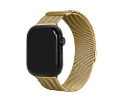 Mobilize Mobilize Milanese Watch Band - for Apple 42 (Gen 1 t/m 3)/44/45/46/49mm - Gold
