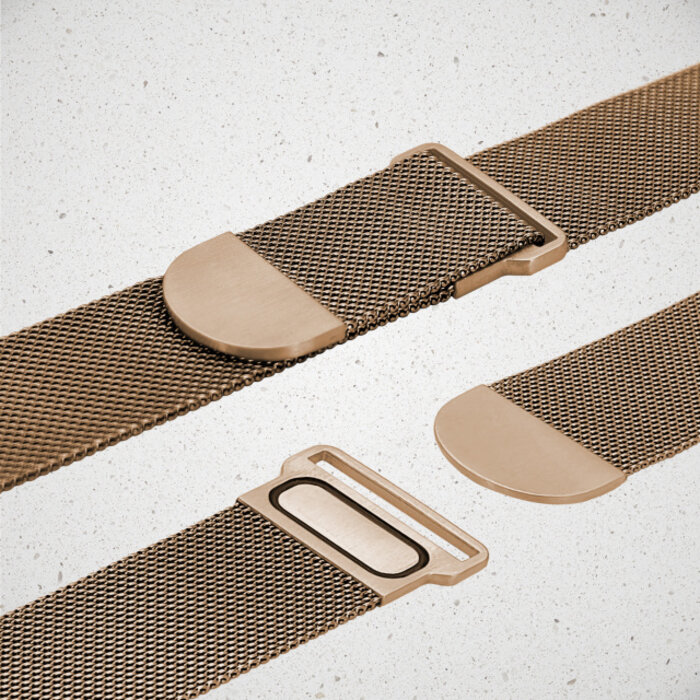 Mobilize Mobilize Milanese Watch Band - for Apple 38/40/41/(Gen 10+) 42mm - Rose Gold