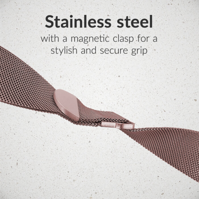 Mobilize Mobilize Milanese Watch Band - for Apple 38/40/41/(Gen 10+) 42mm - Pink