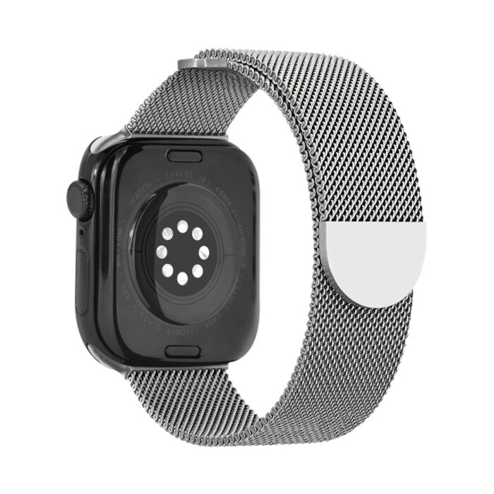 Mobilize Mobilize Milanese Watch Band - for Apple 42 (Gen 1 t/m 3)/44/45/46/49mm - Starlight