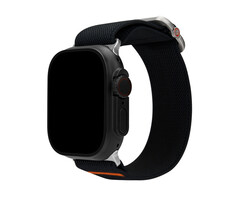 Mobilize Mobilize Nylon Watch Band - Elastic - for Apple 42 (Gen 1 t/m 3)/44/45/46/49mm - Black