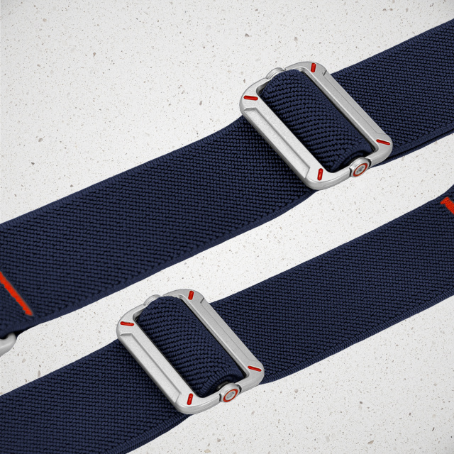 Mobilize Mobilize Nylon Watch Band Elastic - Apple Watch 38/40/41/42mm (Gen 10+) - Blauw