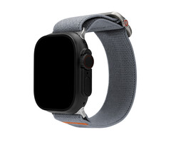 Mobilize Mobilize Elastische Nylon Horlogeband Apple Watch 38/40/41/42mm - Grijs