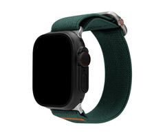 Mobilize Mobilize Nylon Watch Band - Elastic - for Apple 42 (Gen 1 t/m 3)/44/45/46/49mm - Green