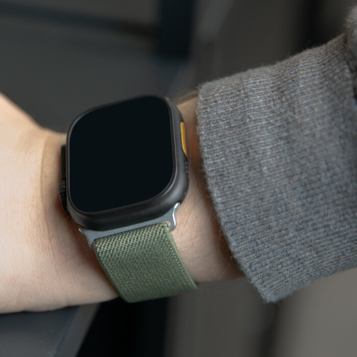 Mobilize Mobilize Nylon Watch Band - Elastic - for Apple 38/40/41/(Gen 10+) 42mm - Khaki