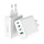 Mobilize Wall Charger 3x USB-C + 1x USB GaN 140W with PD/PPS White