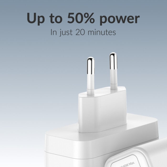 Mobilize Mobilize Wall Charger 3x USB-C + 1x USB GaN 140W with PD/PPS White