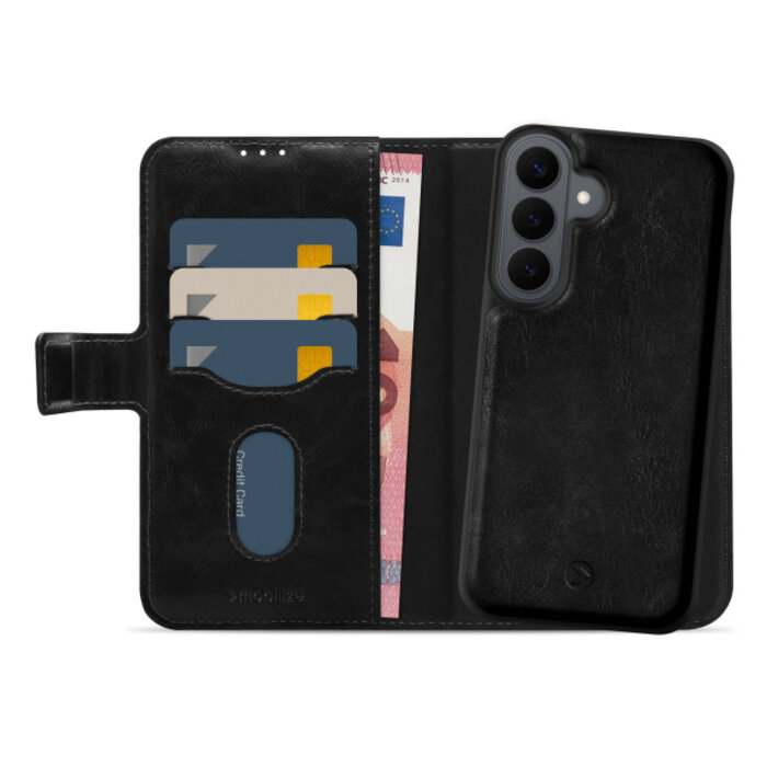 Mobilize Mobilize 2in1 Magsafe Compatible Gelly Wallet Case Samsung Galaxy S26+ 5G Black