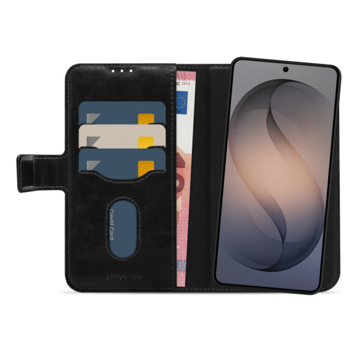 Mobilize Mobilize 2in1 Magsafe Compatible Gelly Wallet Case Samsung Galaxy S26+ 5G Black