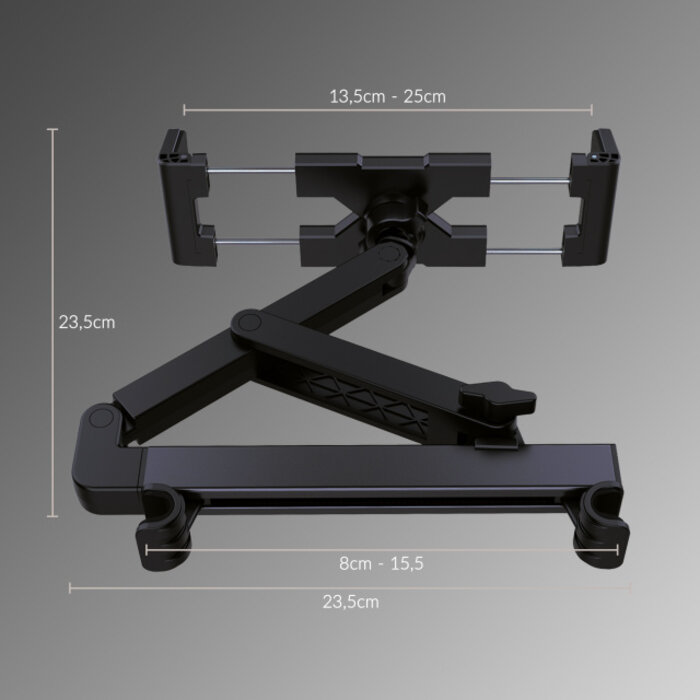 Mobilize Mobilize Headrest Tablet & Smartphone Car Holder Black