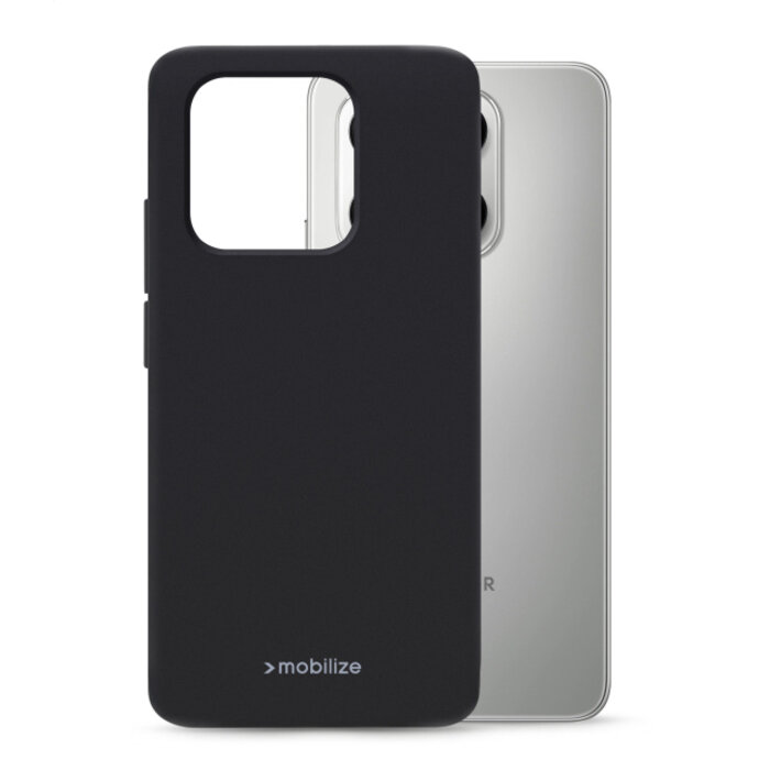 Mobilize Mobilize Rubber Gelly Case Honor 400 Smart Matt Black