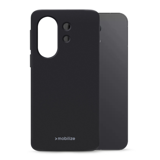 Mobilize Mobilize Rubber Gelly Case Vivo X200 FE - Mat Zwart