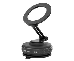 Mobilize Mobilize MagSafe Telefoonhouder - 360° Draaibaar & Vacuüm - Zwart