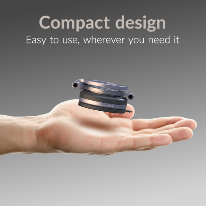 Mobilize Mobilize MagSafe Compatible Phone Holder - 360° Rotatable & Foldable - Vacuum Suction - Premium Alloy