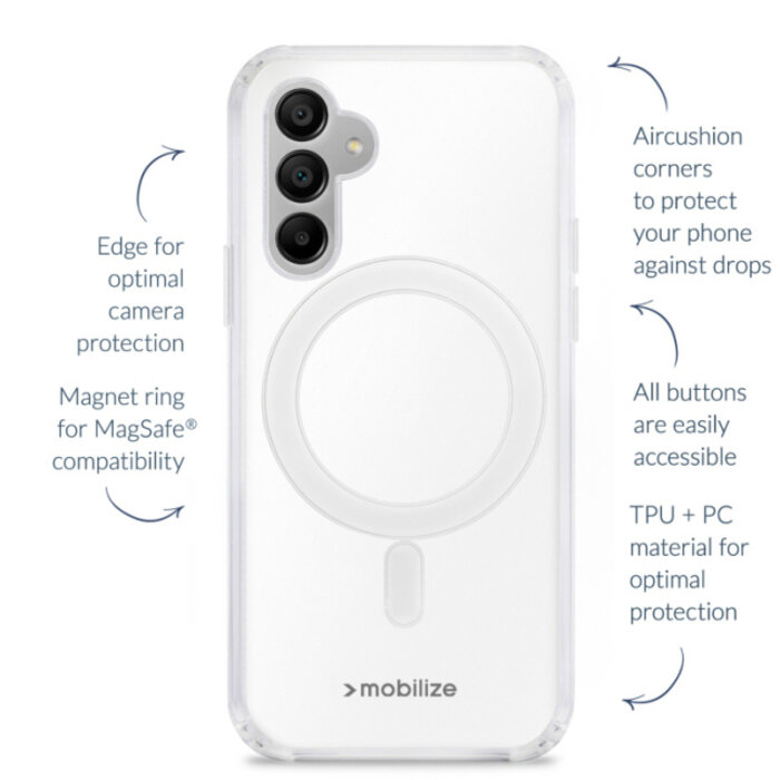Mobilize Mobilize Magsafe Compatible Naked Protection Case for Samsung Galaxy A57 5G Clear