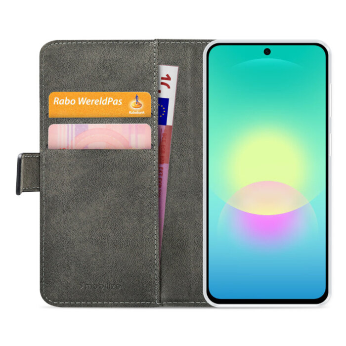 Mobilize Mobilize Classic Gelly Wallet Book Case Samsung Galaxy A27 5G Zwart