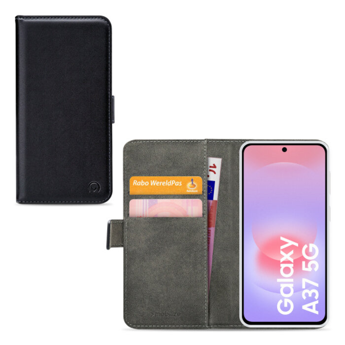 Mobilize Mobilize Classic Gelly Wallet Book Case Samsung Galaxy A37 5G Black