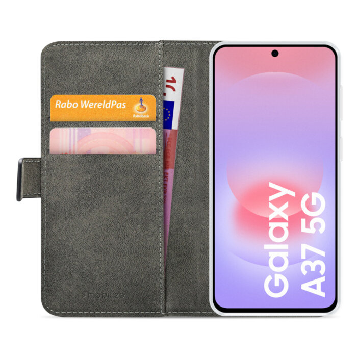Mobilize Mobilize Classic Gelly Wallet Book Case Samsung Galaxy A37 5G Black