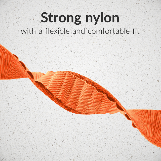 Mobilize Mobilize Alpine Nylon Band - Apple Watch 42/44/45/46/49mm - Oranje