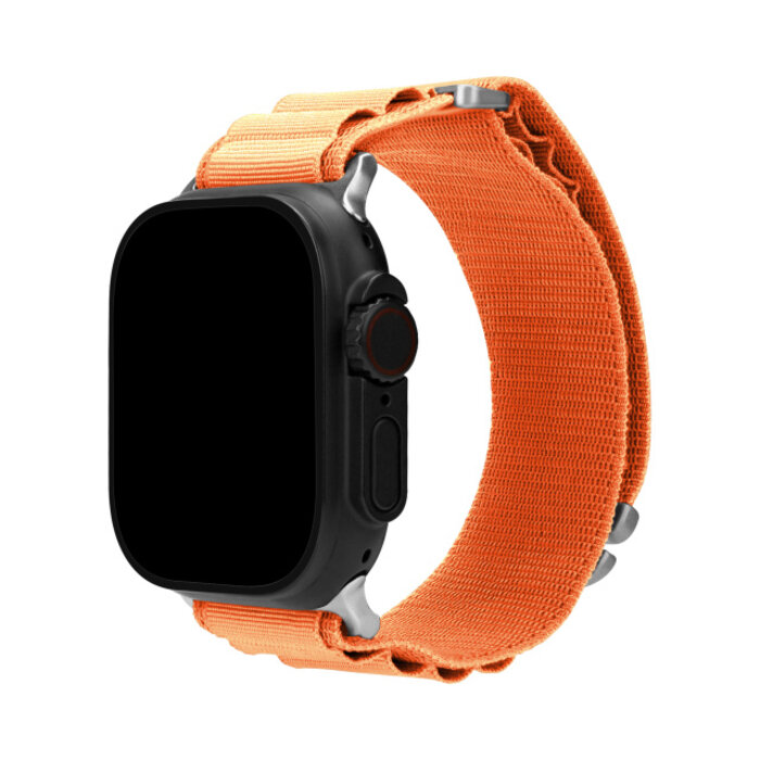 Mobilize Mobilize Nylon Watch Band - Alpine - Titanium Connector - for Apple 38/40/41/(Gen 10+) 42mm - Orange