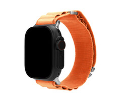 Mobilize Mobilize Nylon Watch Band - Alpine - Titanium Connector - for Apple 42 (Gen 1 t/m 3)/44/45/46/49mm - Orange