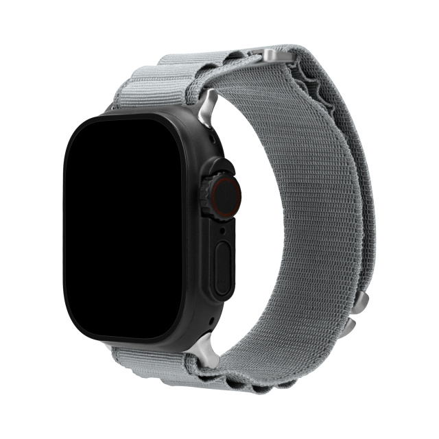 Mobilize Mobilize Alpine Nylon Watch Band Apple Watch 38/40/41/42mm - Lichtgrijs