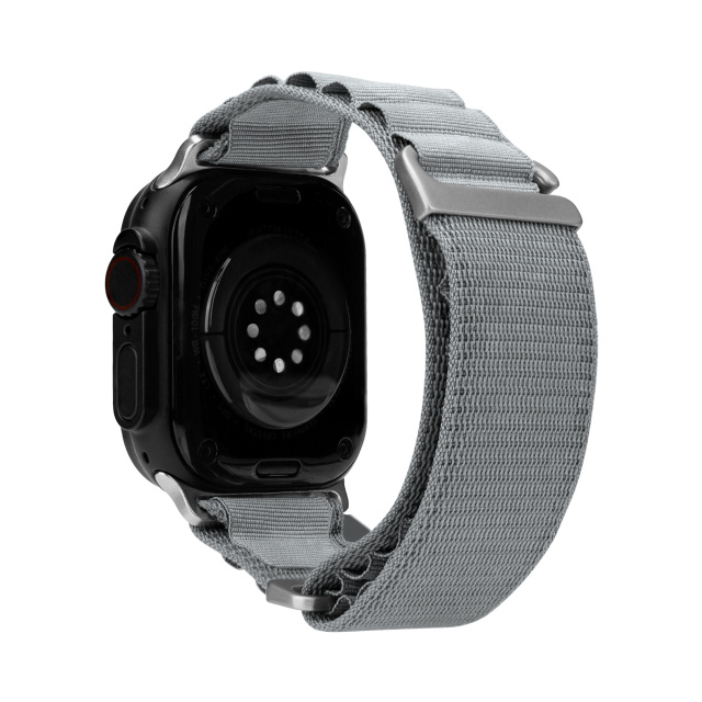 Mobilize Mobilize Alpine Nylon Watch Band Apple Watch 38/40/41/42mm - Lichtgrijs