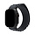 Mobilize Nylon Watch Band - Alpine - Black Connector - for Apple 42 (Gen 1 t/m 3)/44/45/46/49mm - Dark Grey