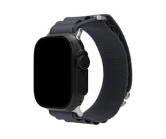 Mobilize Mobilize Nylon Watch Band - Alpine - Titanium Connector - for Apple 42 (Gen 1 t/m 3)/44/45/46/49mm - Dark Grey