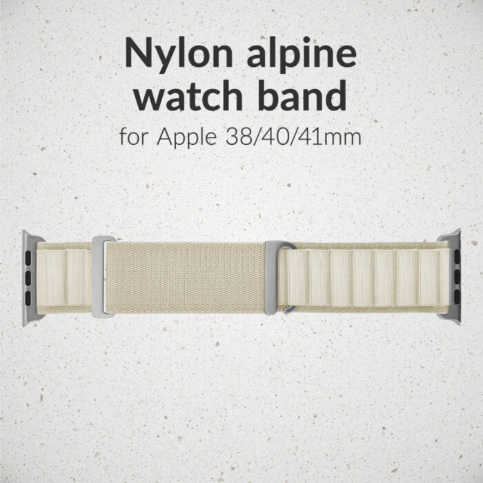 Mobilize Mobilize Alpine Nylon Watch Band Apple Watch 38/40/41/42mm - Starlight